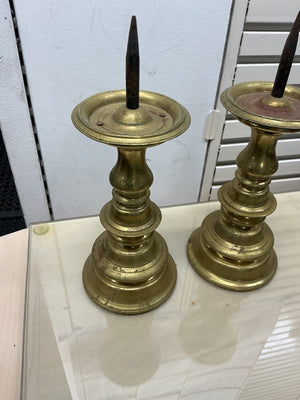 Vimntage Brass Candlesticks (Pair)