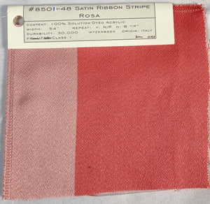 Satin Ribbon Stripe - Rosa
