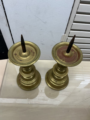 Vimntage Brass Candlesticks (Pair)
