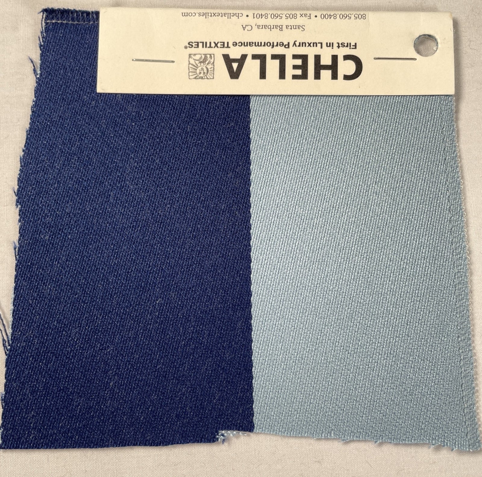 Satin Ribbon Stripe - Blu Navale