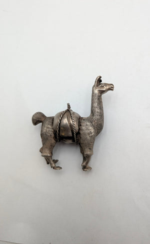 Large Figurine Sterling Silver Llama WELSCH Peru