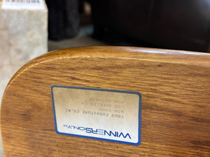 Vintage Winners Only Oak Swivel Rolling /Office Desk Chair