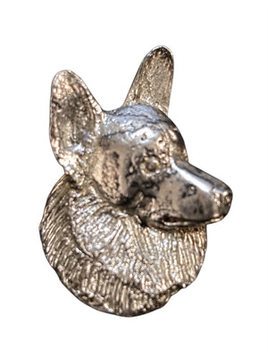Silver Plate Pembroke Corgie Pendant