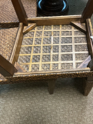 Vintage Woven Side Chairs (set of 4)