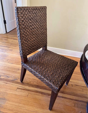 Vintage Woven Side Chairs (set of 4)