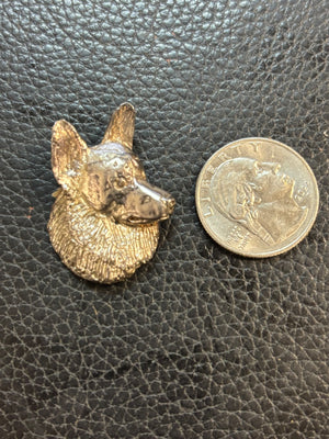 Silver Plate Pembroke Corgie Pendant