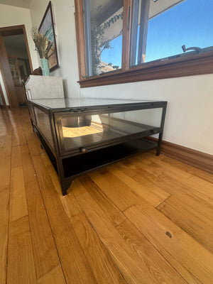 Four Hands Belmont Rectangle Shadow Box Coffee Table 30x54x16