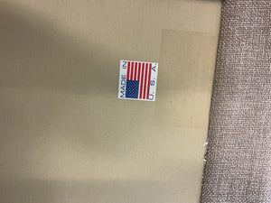 West Elm Sand Linen-Weave Upholstered Sofa, 86 in