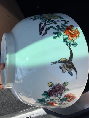 red, orange, yellow, green, blue Porcelain