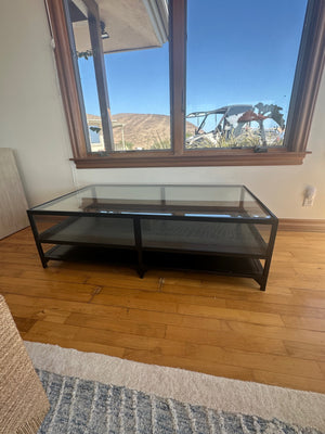 Four Hands Belmont Rectangle Shadow Box Coffee Table 30x54x16