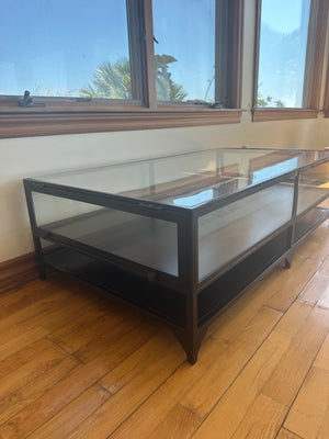 Four Hands Belmont Rectangle Shadow Box Coffee Table 30x54x16