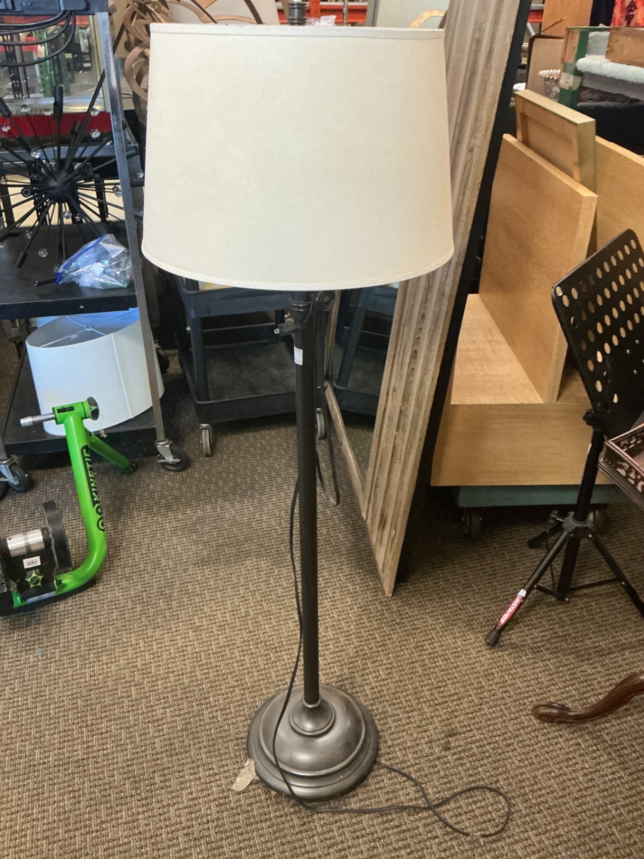 Black Metal Floor Lamp