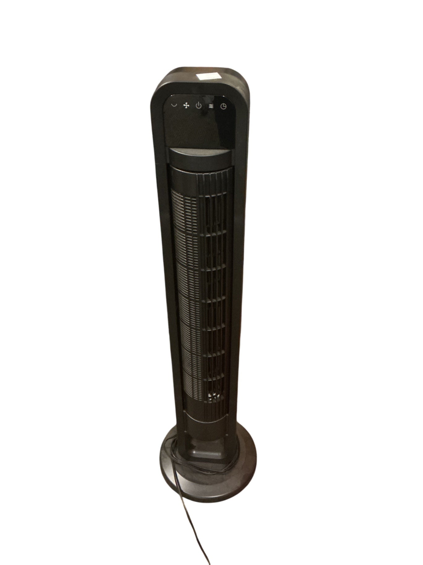 Black portable fan