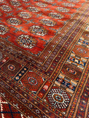 Antique Bokhara Handmade Wool Rug