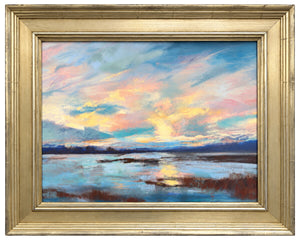 Carol Talley "Winter Storm" Pastel  17 3/4 x 15