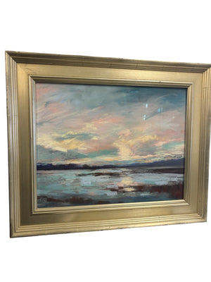Carol Talley "Winter Storm" Pastel  17 3/4 x 15