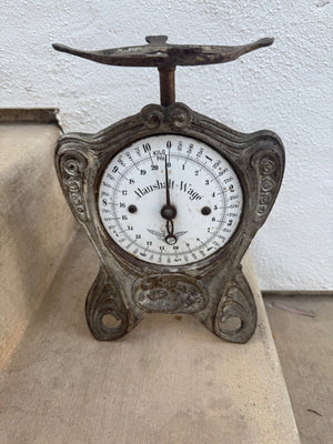 Antique Cast Iron German Haushalt Scale