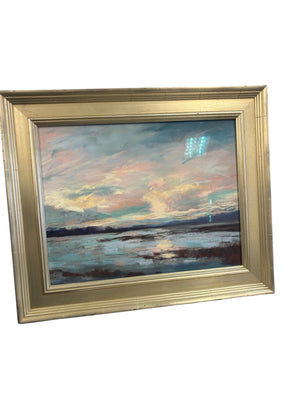 Carol Talley "Winter Storm" Pastel  17 3/4 x 15