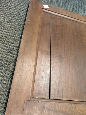 French Walnut Carved Relief Urn & Fruit Cabinet Doors 19th Century PAIR  25" x 25" (One Panel is Split)