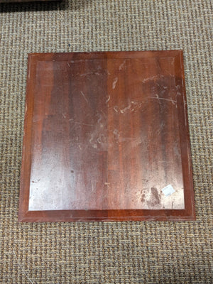 French Walnut Carved Relief Panel 19th Century (Foliate Scroll) 20" x 21"
