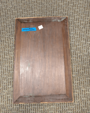 French Walnut Carved Relief Panel (7 Fruits) 19th Century 25" x 16"