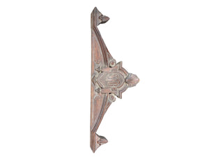 French Walnut Wood Pediment 19th Century (SFB) 27" Length