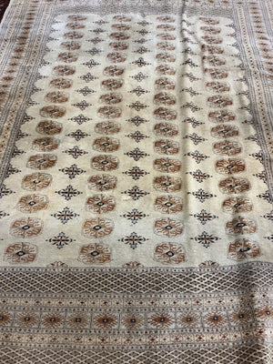 Antique Bokhara Handmade Wool Rug  7'6"x9'6"