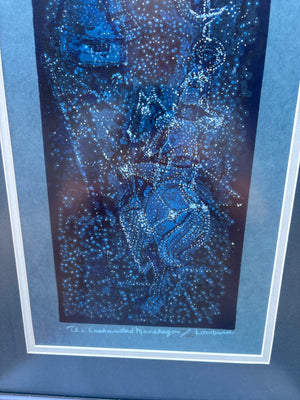 Richard Lombardi "The Enchanted Manchegan" Silk Screen Framed 13-3/4 in x 21-3/4 in
