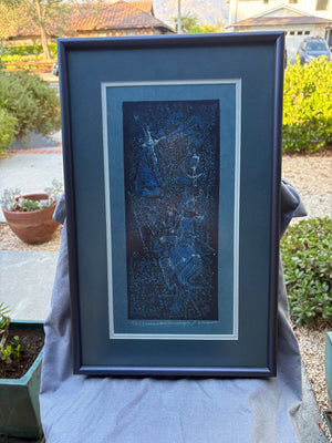 Richard Lombardi "The Enchanted Manchegan" Silk Screen Framed 13-3/4 in x 21-3/4 in