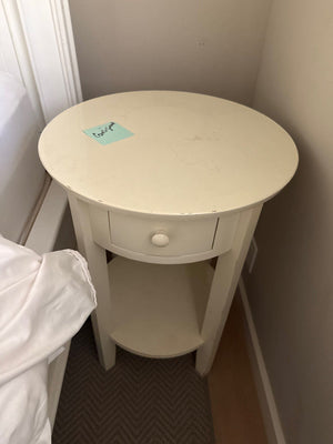 Round side table