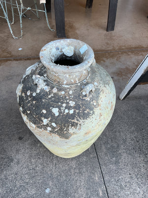Southeast Asian Stoneware Shipwreck Storage Jar with Marine Encrustation, Believed to Date to the 14th–16th Century