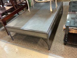 Restoration Hardware Shagreen Coffee Table 60x36x17
