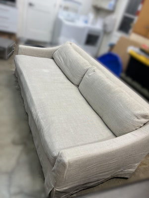 Restoration Hardware Slope Arm Slipcover Sofa 94" W.