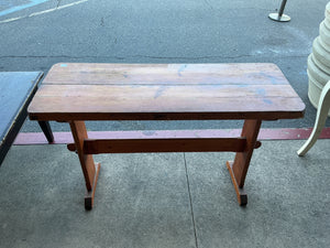 Wooden Console Table / Dining Table, 47" x 17" x 30"