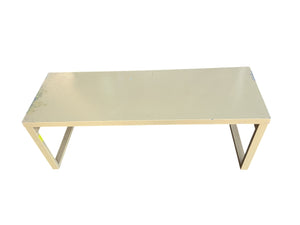 Yellow Metal Bench  46 x 16 x 17 (4 available )