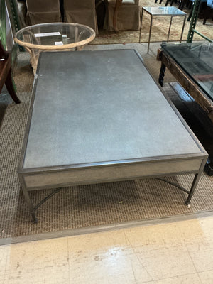 Restoration Hardware Shagreen Coffee Table 60x36x17