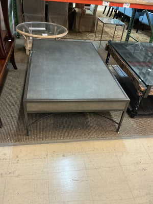 Restoration Hardware Shagreen Coffee Table 60x36x17