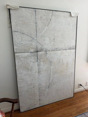 Todd Mossman Art White Wash 4' x 6' and 1.5" deep