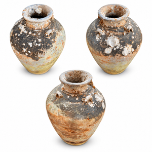 Southeast Asian Stoneware Shipwreck Storage Jar with Marine Encrustation, Believed to Date to the 14th–16th Century