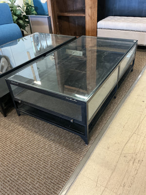 Four Hands Belmont Rectangle Shadow Box Coffee Table 30x54x16