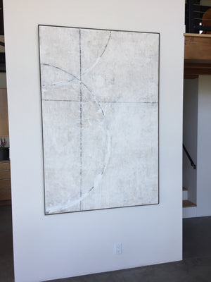Todd Mossman Art White Wash 4' x 6' and 1.5" deep