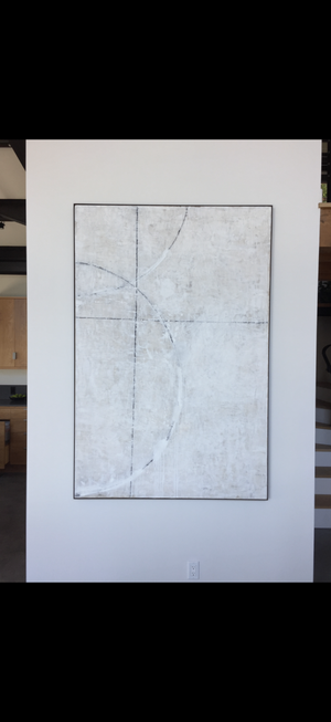 Todd Mossman Art White Wash 4' x 6' and 1.5" deep