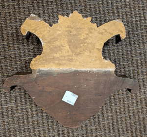 Carved French Walnut Wooden Mustache Man 13" x 12"