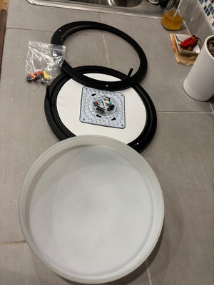 Hampton Bay 12" Flush Mount Ceiling Light Fixture