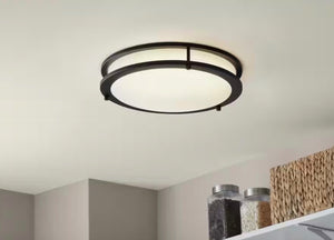 Hampton Bay 12" Flush Mount Ceiling Light Fixture
