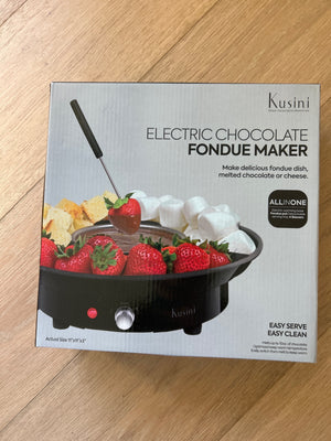 New inbox, electric chocolate or cheese fondue maker