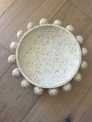 Decorative Bowl, 12 1/2 inches wide x 3 1/2 inches tall
