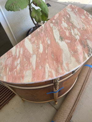 Milano Furniture Co. Marble/Beige Wood / Marble