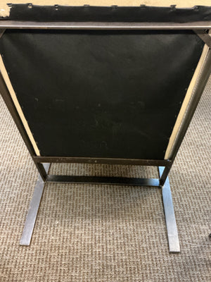 NOIR Marx Industrial Metal Frame Lounge Chairs (pair) 4 abailable