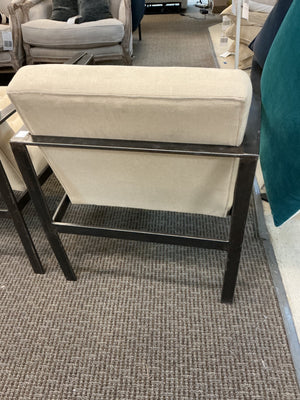  NOIR Marx Industrial Metal Frame Lounge Chairs (pair) 4 abailable